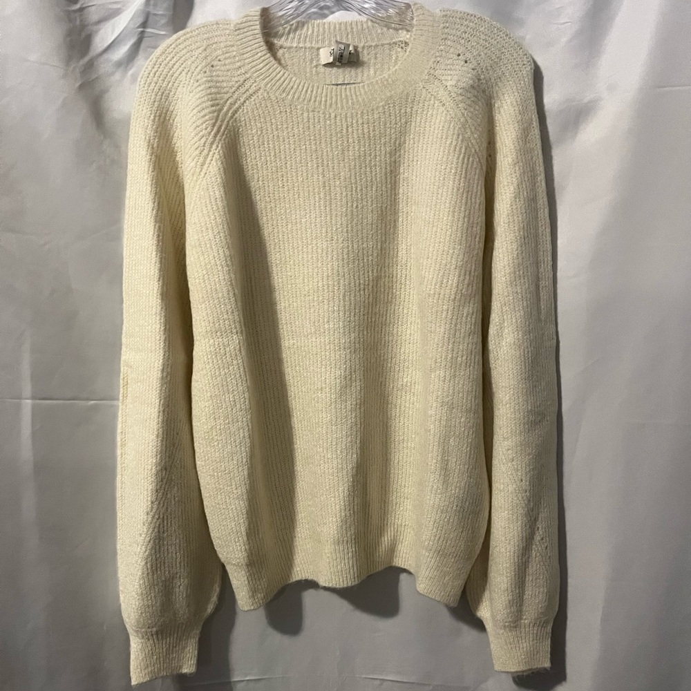 Style & Co Cream Knit Sweater